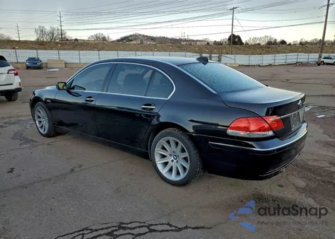 2006 BMW 750 Li из США, поврежденный, VIN WBAHN83536DT31275